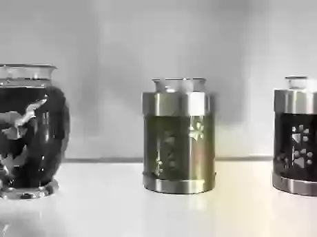 Paw Print Candle Urns